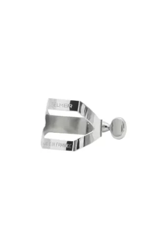 Promotion | Selmer Ligature Sax Alto Argentée (Bec Ébonite)