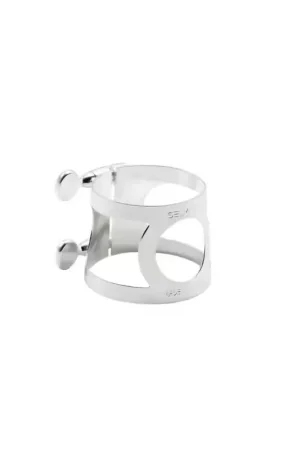 Selmer Ligature Clar Contralto/Contrebasse Argentée - Affaire à saisir