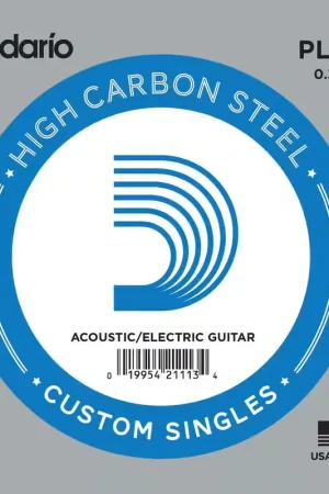 Premium | D'addario And Co PL015 Plain Steel Guitar Single String 15