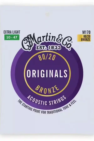 Nouveau en boutique | Martin Strings M170 Acoustic Bronze Extra Light
