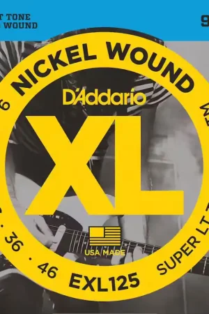 D'addario And Co EXL125 Nickel Wound Super LT Top/ Regular BTM 9-46 - Direct usine