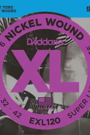 D'addario And Co EXL120 Nickel Wound Super Light 9-42 | Qualité premium