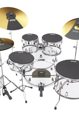 Direct fabricant | Evans Set De Sourdines SoundOff Fusion 10/12/14/14 - 18 A 26 + Cymbales