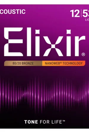 Elixir 11052 Nanoweb 80/20 Bronze Light 12-53 | Ne manquez pas cette offre