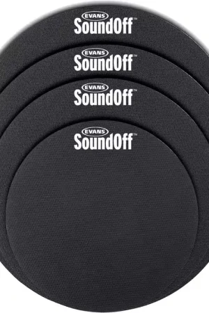 Evans SO2346 Set Sourdines SoundOff Batterie Standard 12 13 14 16 | Prix spécial