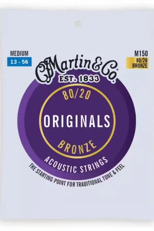 Martin Strings M150 Originals 80/20 Bronze Medium 13-56 - Remise