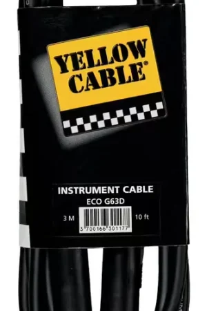 Yellow Cable Cordon Jack Jack Diam. 6 - 3M | Retour facile