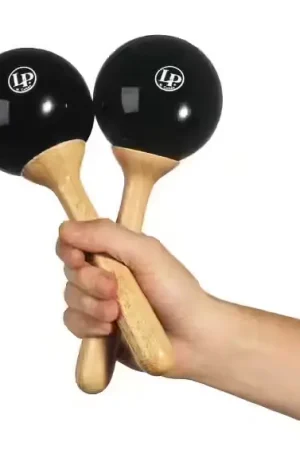Latin Percussion LP389 - Maracas Fibre Manche Bois - Disponible à la commande