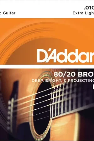 Qualité premium | D'addario And Co EJ10 80/20 Bronze Extra Light 10-47