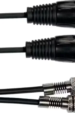 Vente flash - Yellow Cable Cordon 2 XLR Fem. 2 RCA 3 M