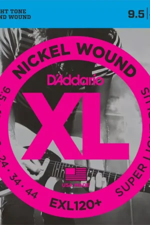 Achetez en ligne - D'addario And Co EXL120+ Nickel Wound Super Light Plus 9.5-44