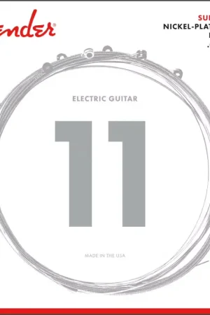 Bien noté - Fender Super 250 Nickel Plated Steel 11-49