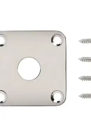 Gibson Accessories Pièces Detachees Metal Jack Plate Nickel - Coup de cœur des clients