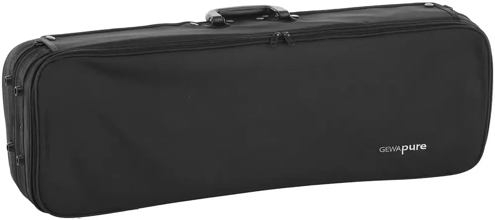 Très apprécié des clients | Gewa Pure CVK 01 Rectangulaire Noir/Gris - Violon 4/4