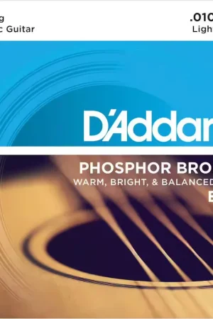 Meilleur prix - D'addario And Co EJ38 Phosphor Bronze Light 12C 10-47