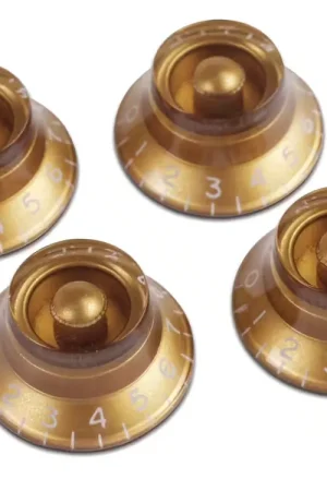 Gibson Accessories Pièces Detachees Top Hat Knobs Gold 4 Pack - Achetez dès aujourd'hui