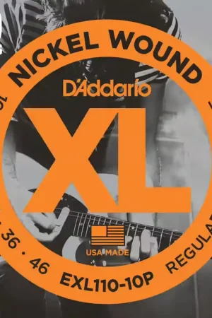D'addario And Co EXL110-10P Nickel Wound Regular Light Pack de 10 | Excellente qualité