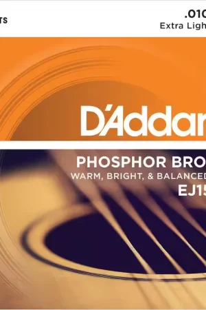 Nouveau lancement | D'addario And Co EJ15-3D PB Extra Light 10-47 Pack de 3