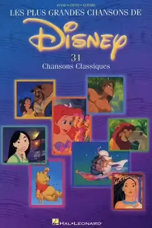 Bien noté | Hal Leonard Disney Les Plus Grandes Chansons Classiques
