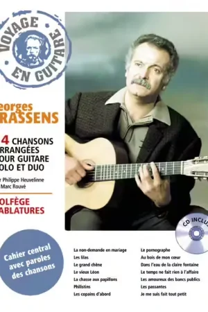 Hit Diffusion Brassens Georges - Voyage En Guitare + CD | Haute qualité