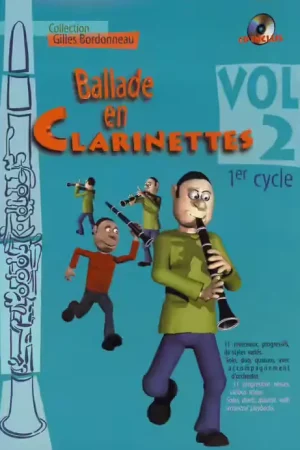 Nouveau lancement | Hit Diffusion BALLADE EN CLARINETTE VOL.2 1ER CYCLE + CD