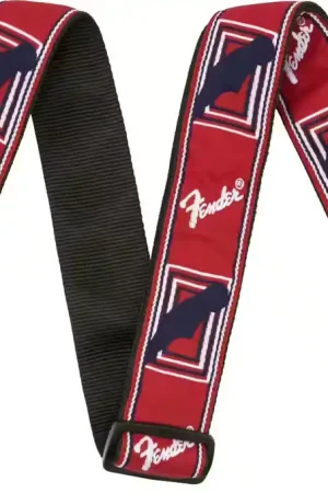Stock presque épuisé - Fender 2" Monogrammed Strap Red/White/Blue