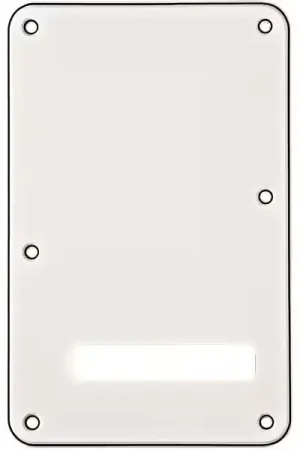Prix usine - Fender Backplate Straster White (W/B/W) 3-Ply