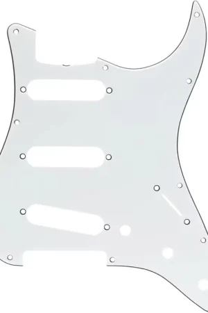 Déstockage - Fender Pickguard 60S Strat SSS White