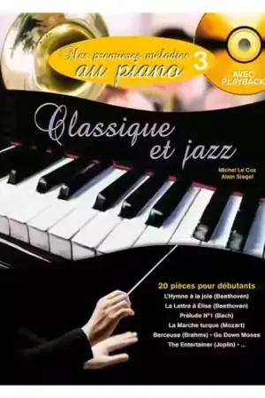 Plébiscité par les clients - Hit Diffusion Le Coz M. - Mes Premieres Melodies Au Piano Vol.3 + CD - Piano