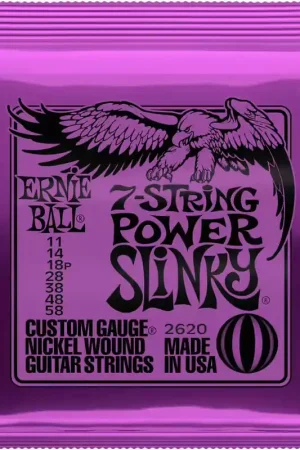 Ernie Ball 2620 Power Slinky 7C 11-58 | Très bien noté