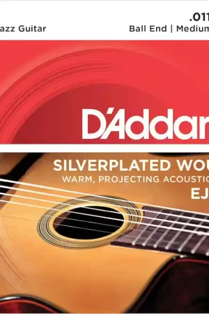 D'addario And Co EJ83M Gypsy Jazz Silverplated Wound Ball End Medium 11-45 - Produit tendance