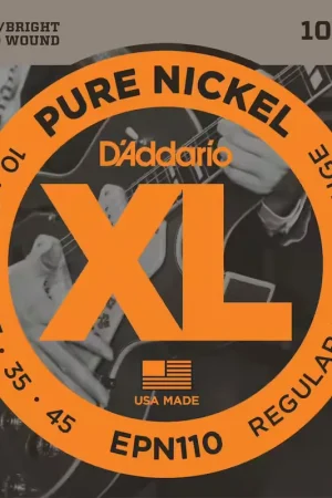 Ajoutez au panier | D'addario And Co EPN110 Pure Nickel Regular Light 10-45