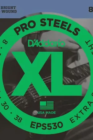 D'addario And Co EPS530 Pro Steels Extra-Super Light 8-38 - Commandez dès aujourd'hui