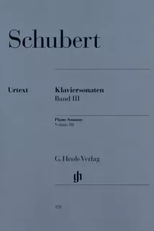 Achetez en ligne | Henle Verlag Schubert F. - Piano Sonatas Volume Iii (Early And Unfinished Sonatas)