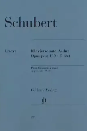 Disponible dès maintenant | Henle Verlag Schubert F. - Piano Sonata A Major Op. Post. 120 D 664 - Piano