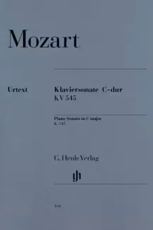 Nouveau - Henle Verlag Mozart - Sonate Pour Piano Ut Majeur KV 545 - Piano