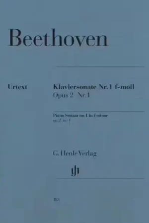 Henle Verlag Beethoven L.V. - Piano Sonata No. 1 F Minor Op. 2,1 - Très populaire