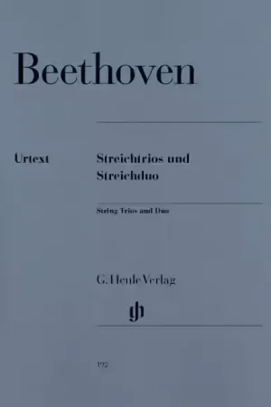 Henle Verlag BEETHOVEN L.V. - STRING TRIOS OP. 3 8 AND 9 AND STRING DUO WOO 32 | Coup de cœur des clients