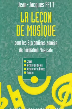 Prix réduit | Lemoine Petit JEAN-jacques - Lecon De Musique 1ere et 2eme Annees