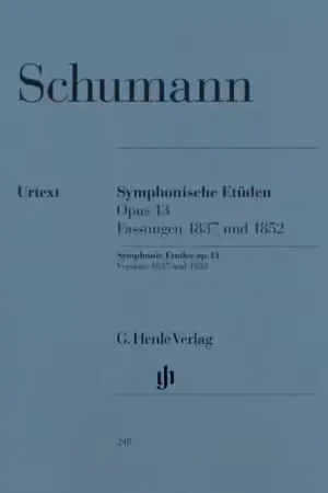 Henle Verlag Schumann R. - Symphonic Etudes Op. 13 (early And Late Versions And 5 Posthumous Versions) | Dernière chance