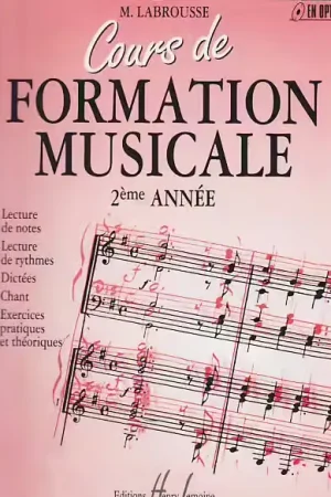 Lemoine Cours De Formation Musicale Vol.2 - Labrousse - Expédition express