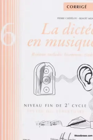 Lemoine Chepelov P. / Menut B. - La Dictee En Musique Vol.6 - Corrige | Tendance