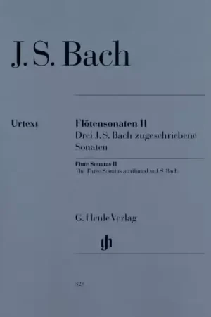 Henle Verlag J.S. - Flute Sonatas Volume Ii (3 Sonatas Ascribed To J. S. - With Violoncello P) | Prêt à expédier