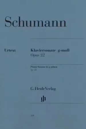 Henle Verlag Schumann R. - Piano Sonata G Minor Op. 22 With Original Last Movement - Paiement sécurisé