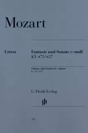 Tout juste ajouté | Henle Verlag Mozart W.a. - Fantasy And Sonata C Minor KV 475/457
