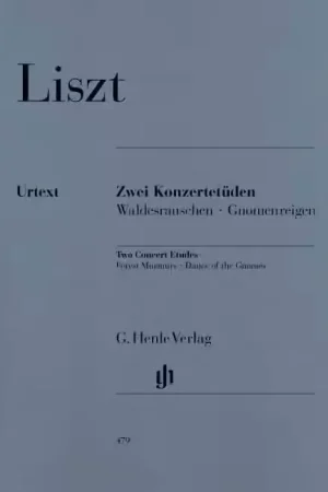 Henle Verlag Liszt - Deux Etudes De Concert - Piano - Prix mini