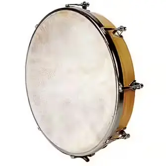 Fuzeau Tambourin 25 CM Peau Naturelle | À ne pas manquer