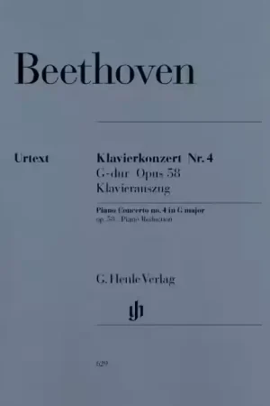 Quantité limitée | Henle Verlag Beethoven L.V. - Concerto For Piano And Orchestra No. 4 G Major Op. 58