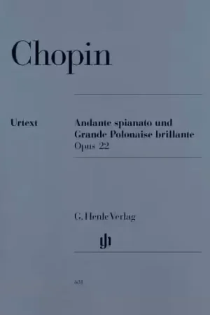 Recommandé | Henle Verlag Chopin - Andante Spinato et Grande Polonaise Brillante En Mi Bémol Majeur Op. 22 - Piano