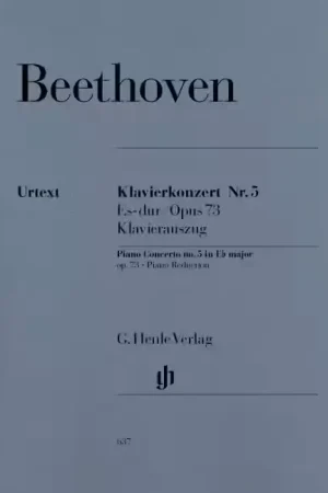 Derniers exemplaires | Henle Verlag Beethoven L.V. - Concerto For Piano And Orchestra No. 5 E Flat Major Op. 73